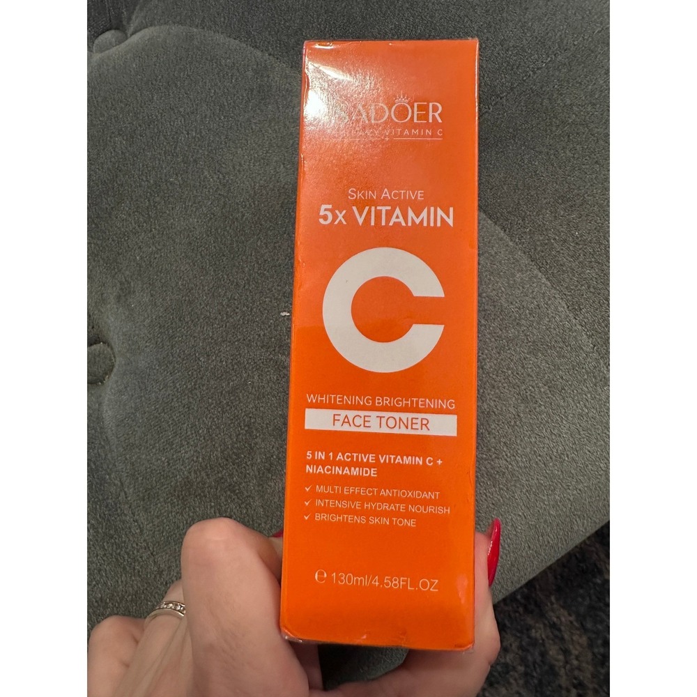 SADOER 5x Vitamin C Brightening Face‎ Toner Skin Active Niacinamide 130ml